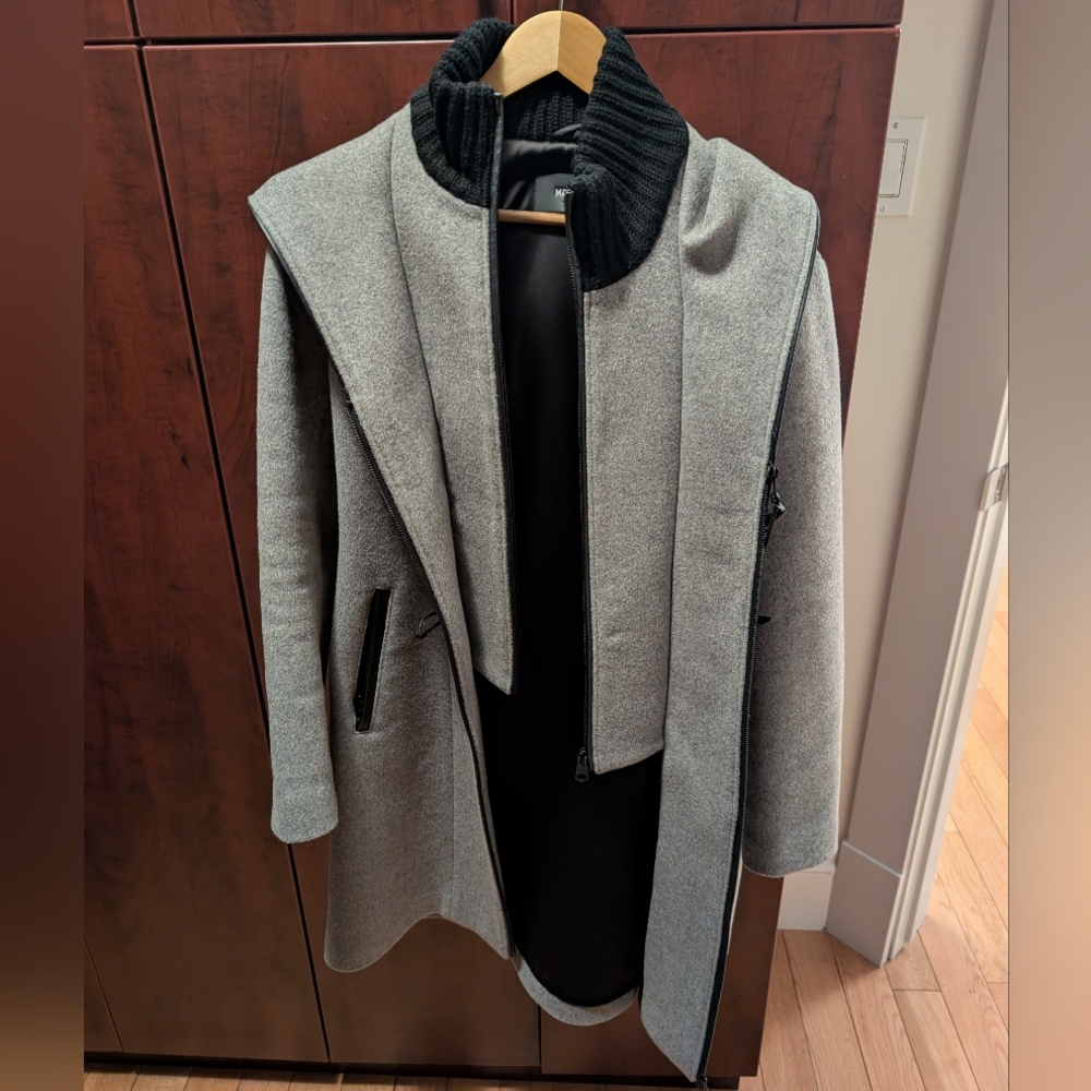 Mackage Grey Wool Coat Perfect Condition